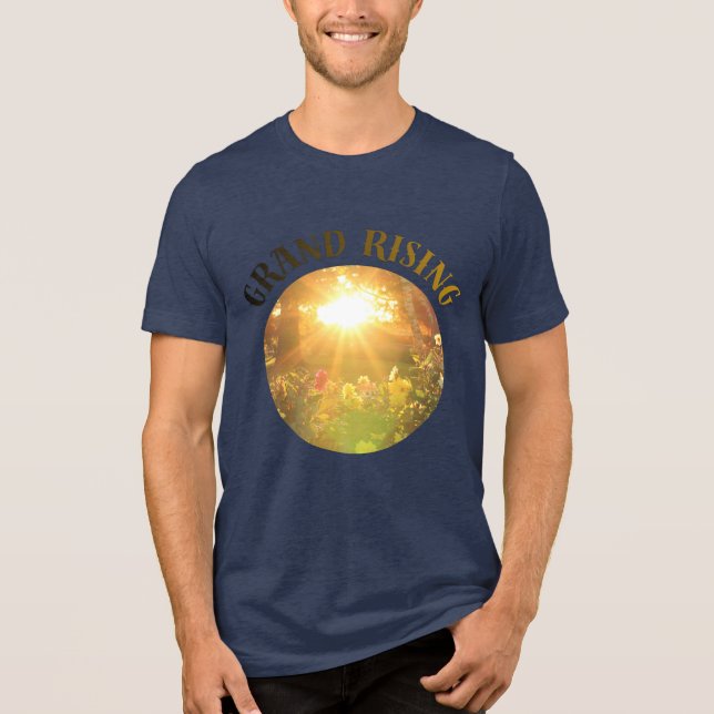 Grand Rising Bella+Canvas Tri-blend T-Shirt Shirt (Front)