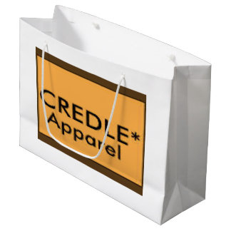 Grand sac brillant de cadeau de Credle