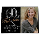 60 et fabuleux Elegant Black 60th Birthday Photo