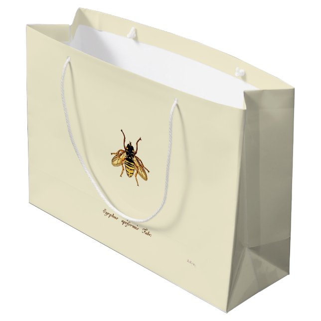 Grand Sac Cadeau Abeille (Dos Angle)
