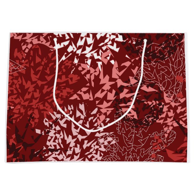 Grand Sac Cadeau Abstrait moderne (Devant)