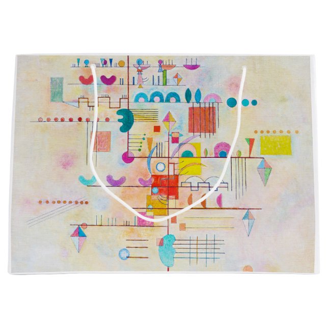 Grand Sac Cadeau Accent Doux, Wassily Kandinsky (Devant)