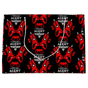 Grand Sac Cadeau Agent spécial