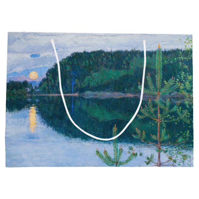 Grand Sac Cadeau Akseli Gallen-Kallela - Nuit du printemps (Dos)