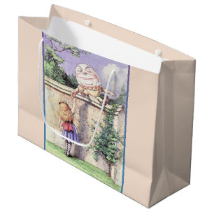 Grand Sac Cadeau Alice rencontre Humpty Dumpty