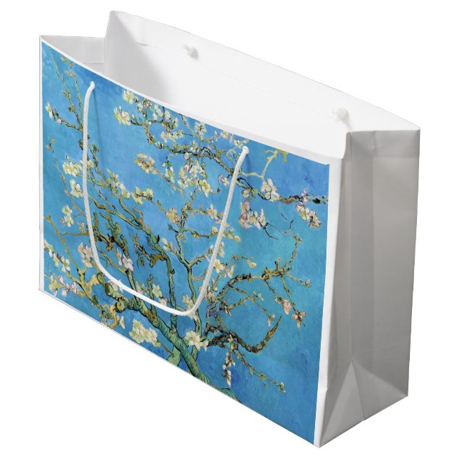 Grand Sac Cadeau Almond Blossom Vincent Van Gogh (Devant Angle)