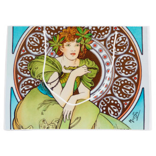Grand Sac Cadeau Alphonse Mucha