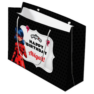 Grand Sac Cadeau Anniversaire de la coccinelle