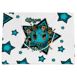 Grand Sac Cadeau Anniversaire des Chevrons