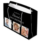 Anniversaire noir blanc photo nom mec