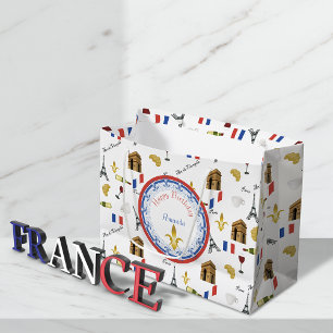 Grand Sac Cadeau Anniversaire parisien