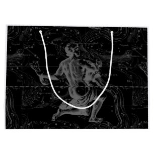 Grand Sac Cadeau Aquarius Zodiac Constellation Engraving Hevelius