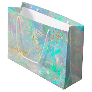 Grand Sac Cadeau arrière - plan inspiré par opal