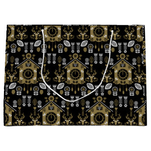 Grand Sac Cadeau Art populaire allemand Bauernmalerei