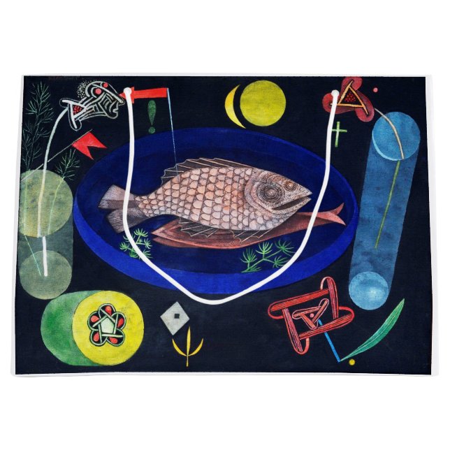 Grand Sac Cadeau Autour du poisson, Paul Klee (Devant)