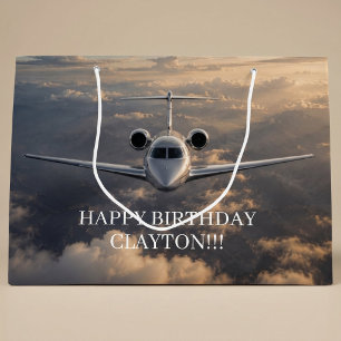 Grand Sac Cadeau Avion à réaction privé exécutif