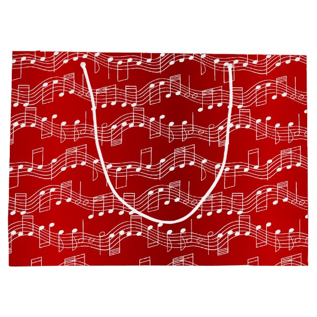 Grand Sac Cadeau Ayez Noël musical (Dos)