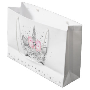 Grand Sac Cadeau Baby shower de licorne