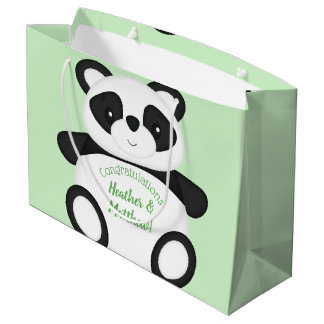 Grand Sac Cadeau Baby shower Panda Bear