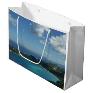 Grand Sac Cadeau Baie de Magens, scene de l'île St Thomas Beautiful