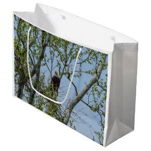 Grand Sac Cadeau Bald Eagle Smile