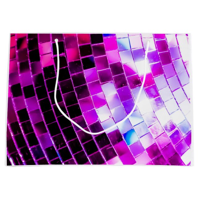 Grand Sac Cadeau Balle de disco de Mirror (Devant)