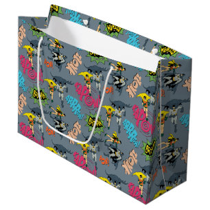 Grand Sac Cadeau Batman Et Robin Motif Action