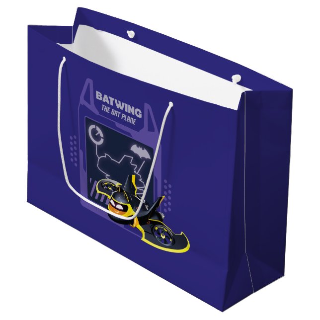 Grand Sac Cadeau Batwheel™ Batwing - Plan De Batterie (Devant Angle)