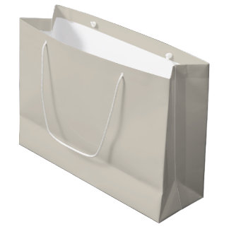 Grand Sac Cadeau Bbeige gris clair