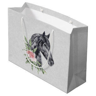 Grand Sac Cadeau Beautiful Horse Head