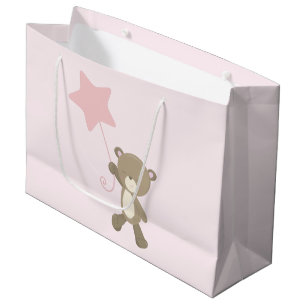 Grand Sac Cadeau Bébé mignon ours en peluche