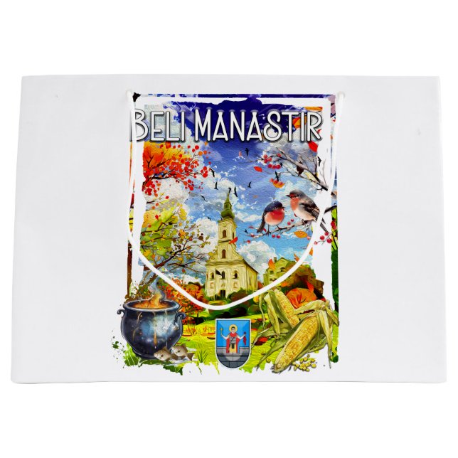 Grand Sac Cadeau Beli Manastir (Devant)