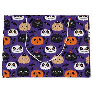 Grand Sac Cadeau Belle fête d'anniversaire d'Halloween