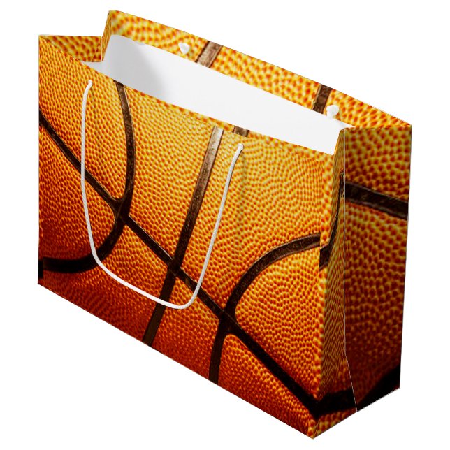 Grand Sac Cadeau Big Orange Pimply Basket (Devant Angle)