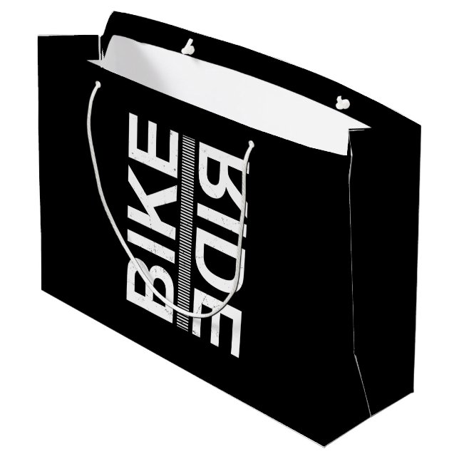 Grand Sac Cadeau Bike Rider (Dos Angle)