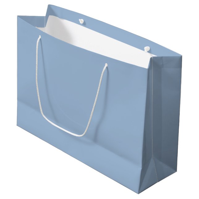 Grand sac cadeau bleu ciel clair (Devant Angle)
