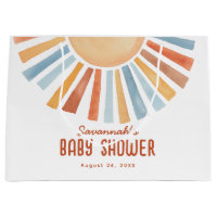 Boho Sunshine Neutral Baby shower Bienvenue