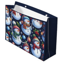 Bonhomme de neige festif et cosy