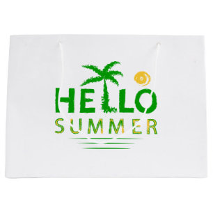 Grand Sac Cadeau Bonjour été