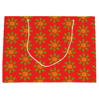 Grand Sac Cadeau Boricua Coqui Sun Christmas gift bag