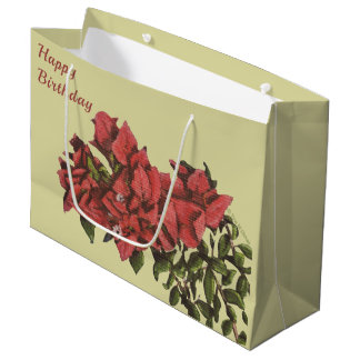 Grand sac cadeau Bougainvillea