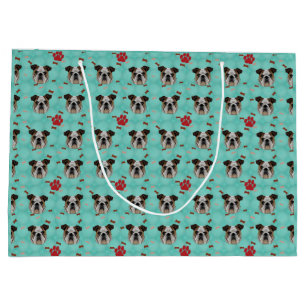 Grand Sac Cadeau Bouledogue