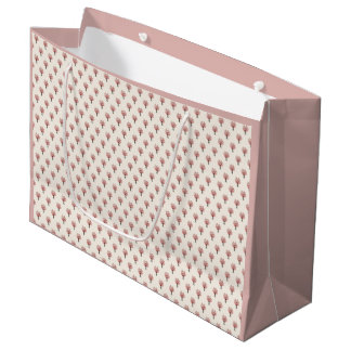 Grand Sac Cadeau Bouquet de Sakura à l'aquarelle Fleur de Cerisier