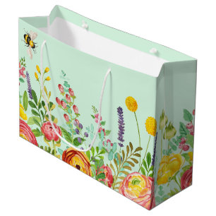 Grand Sac Cadeau Bourdonnement de jardin