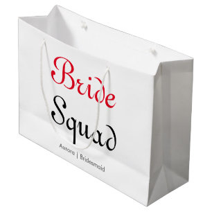 Grand Sac Cadeau Bridesmaid Party de brigade de bachelorette