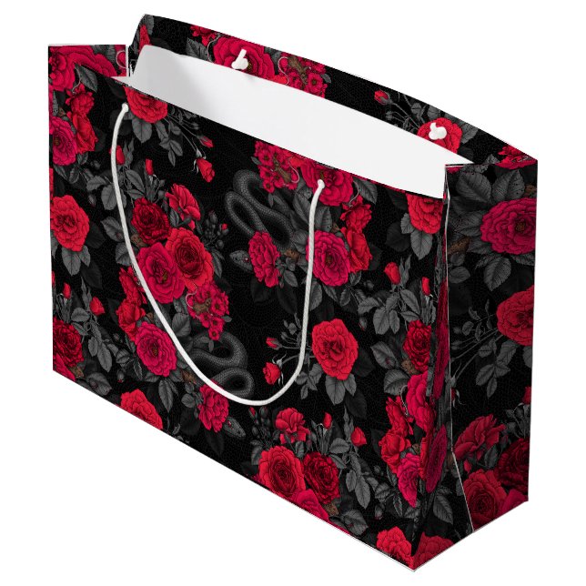 Grand Sac Cadeau Caché en rose (Dos Angle)