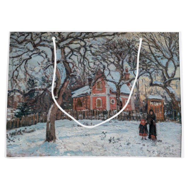 Grand Sac Cadeau Camille Pissarro - Chataigniers a Louvecienne (Devant)