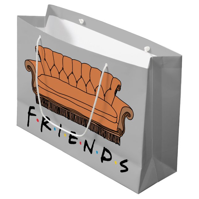 Grand Sac Cadeau Canapé FRIENDS™ (Devant Angle)