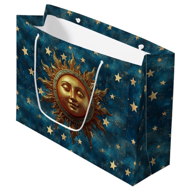Grand Sac Cadeau Celestial Sun  (Devant Angle)
