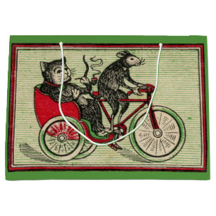 Grand Sac Cadeau C'est bon d'être le chat